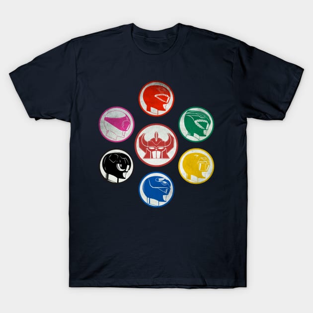 Power Rangers T-Shirt by creativespero